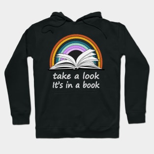 Take a Look, it's In a Book Hoodie